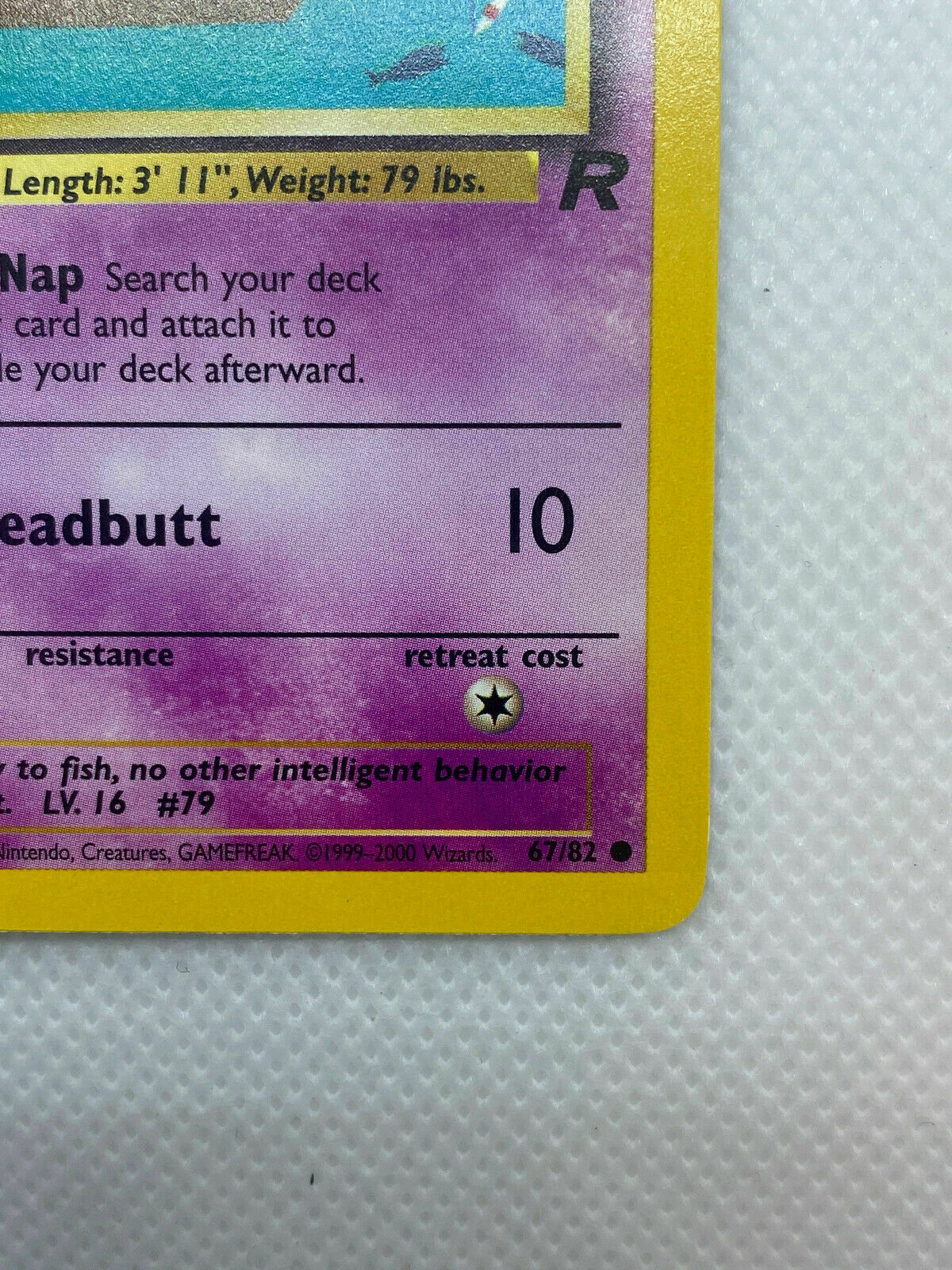 Pokémon Slowpoke Team Rocket Series Common LP Condition 67/82