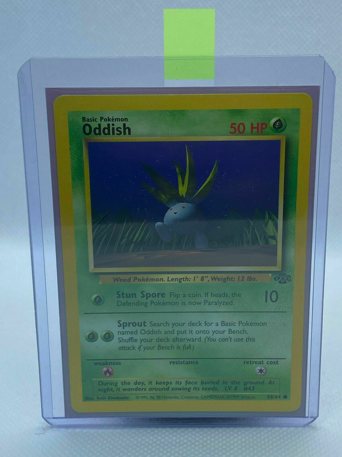 Pokémon Jungle Series 58/64 Common Oddish WOTC LP/NM