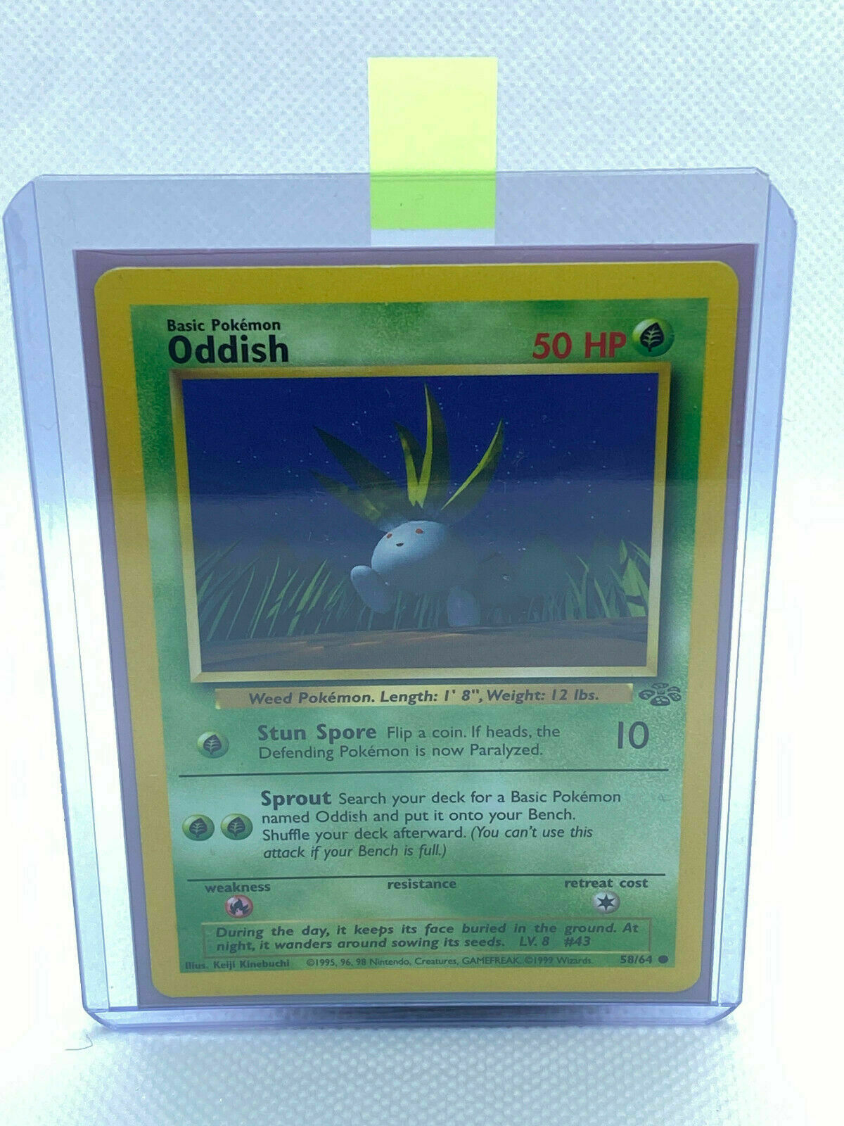 Pokémon Jungle Series 58/64 Common Oddish WOTC LP/NM