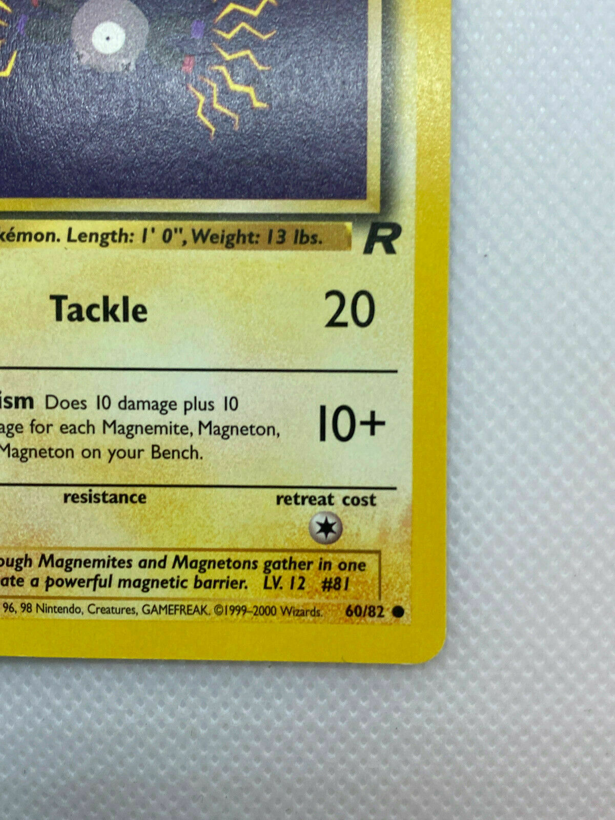 Pokémon Magnemite Team Rocket Series Common MP Condition 60/82