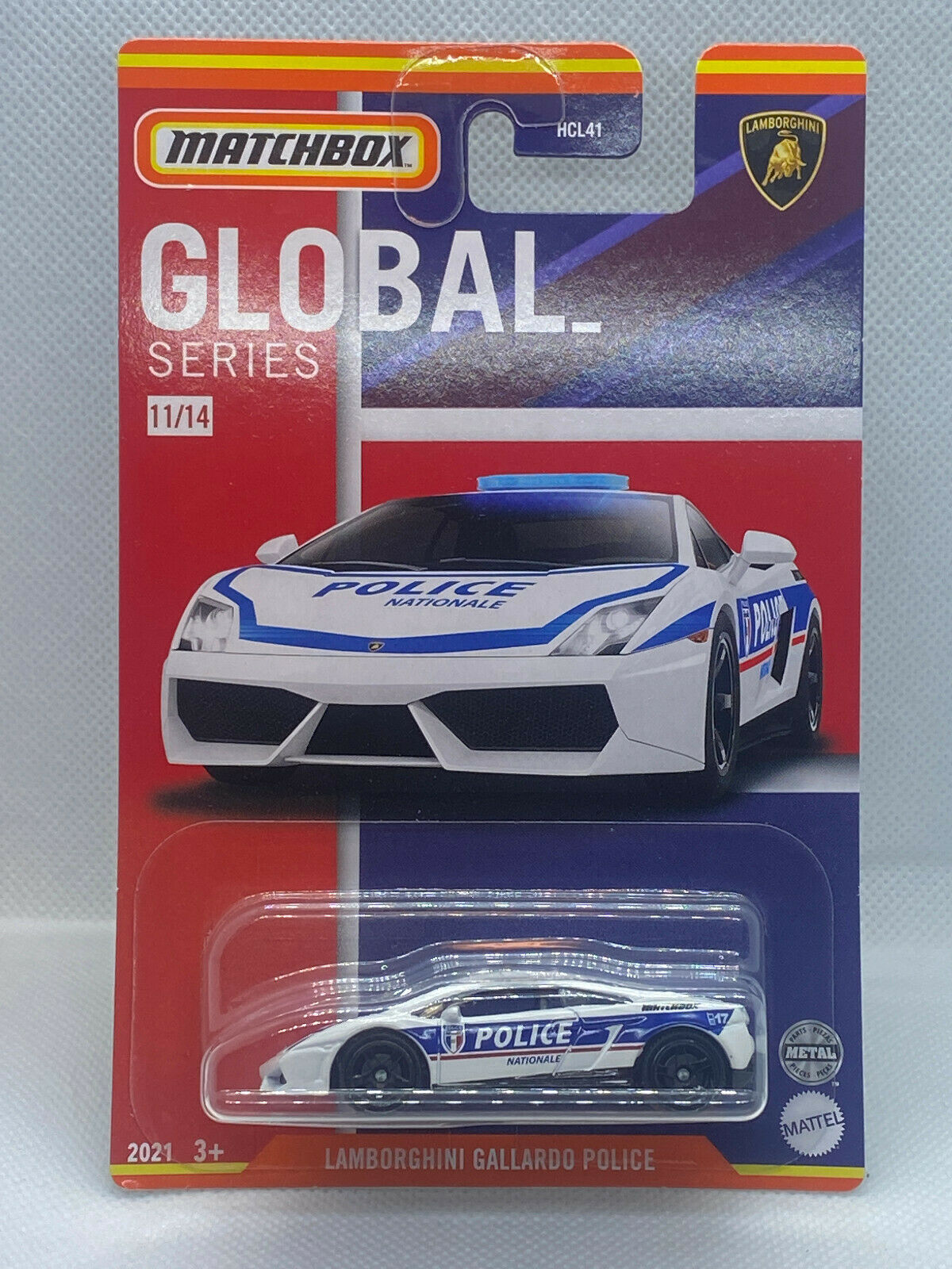 2021 Matchbox Global Series 11/14 Lamborghini Gallardo Police NIP