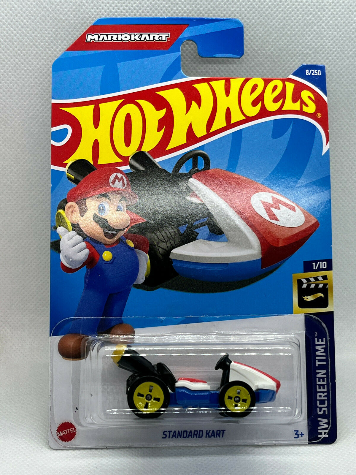 2022 Hot Wheels HW Screen Time 1/10 Mario Kart Standard Cart