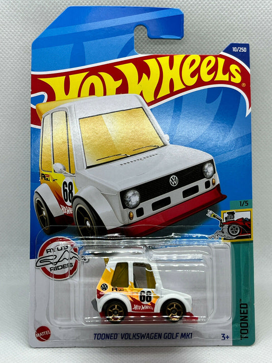 2022 Hot Wheels Tooned 1/5 Tooned Volkswagen Golf MK1 #10/250