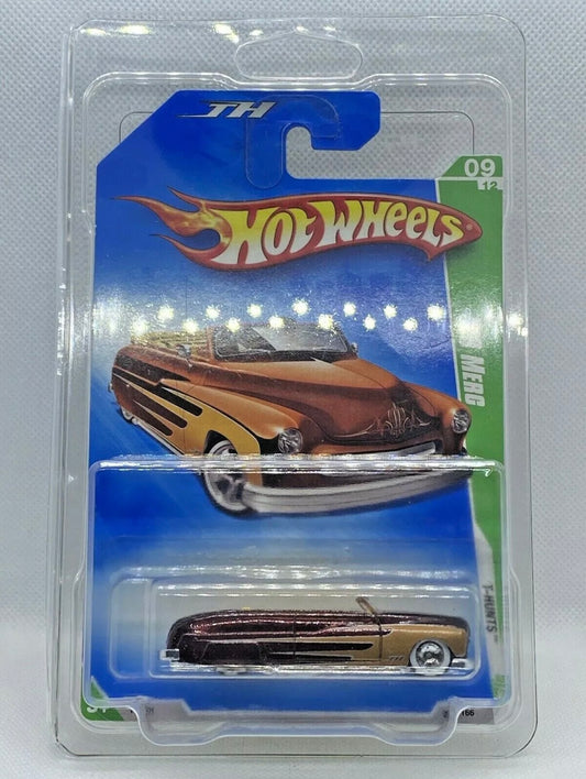 2009 Hot Wheels Super Treasure Hunt '49 Merc With Protector International Card