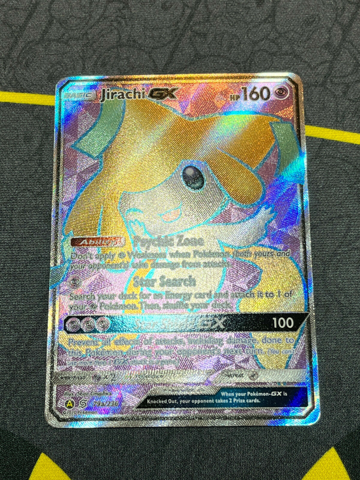 Pokémon TCG Sun & Moon UNIFIED MINDS #79a/236 Jirachi GX Holo Full Art NM