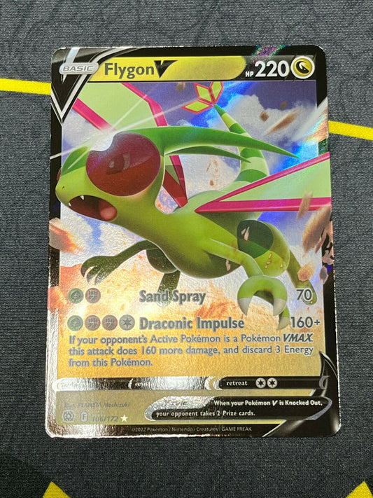 Pokémon Sword & Shield Brilliant Stars Flygon V 106/172 NM