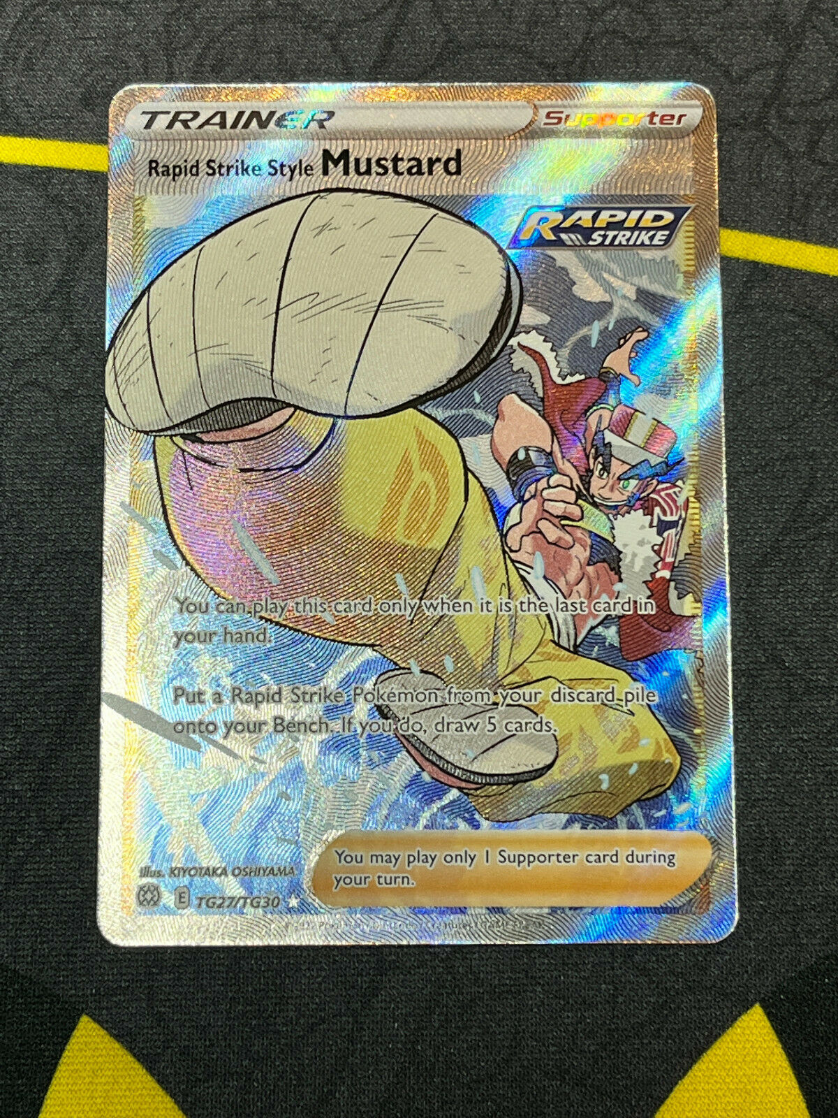 Pokémon Sword & Shield Brilliant Stars Rapid Strike Style Mustard TG27/TG30 NM