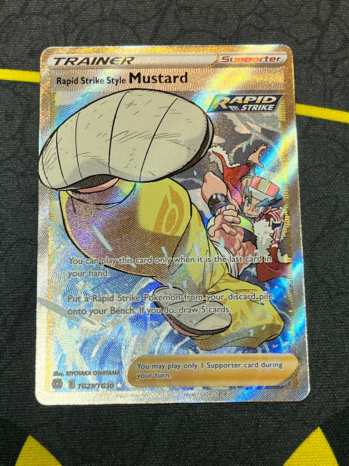 Pokémon Sword & Shield Brilliant Stars Rapid Strike Style Mustard TG27/TG30 NM