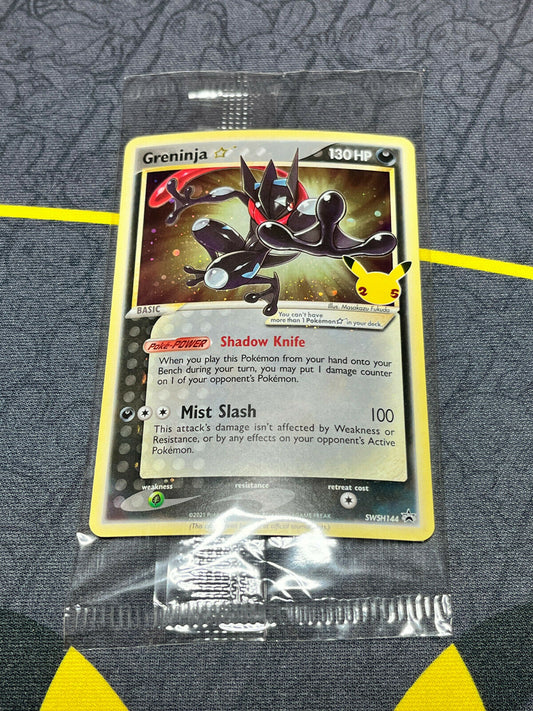 Pokémon Shining Fates Greninja VMAX SWSH144 Black Star PROMO Sealed