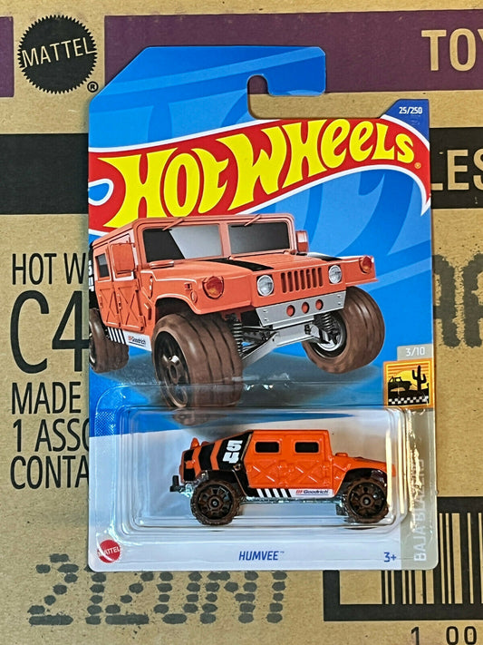 2022 Hot Wheels Baja Blazers #3/10 Humvee #25/250 NIP