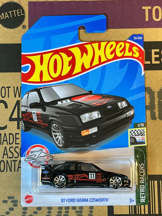 2022 Hot Wheels Retro Racers #1/10 '87 Ford Sierra Cosworth #33/250 NIP