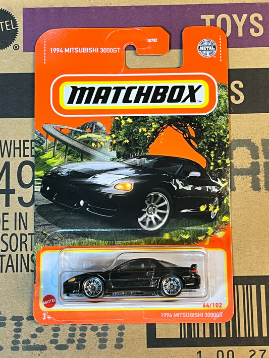 2022 Matchbox 1994 Mitsubishi 3000GT Black #64/102