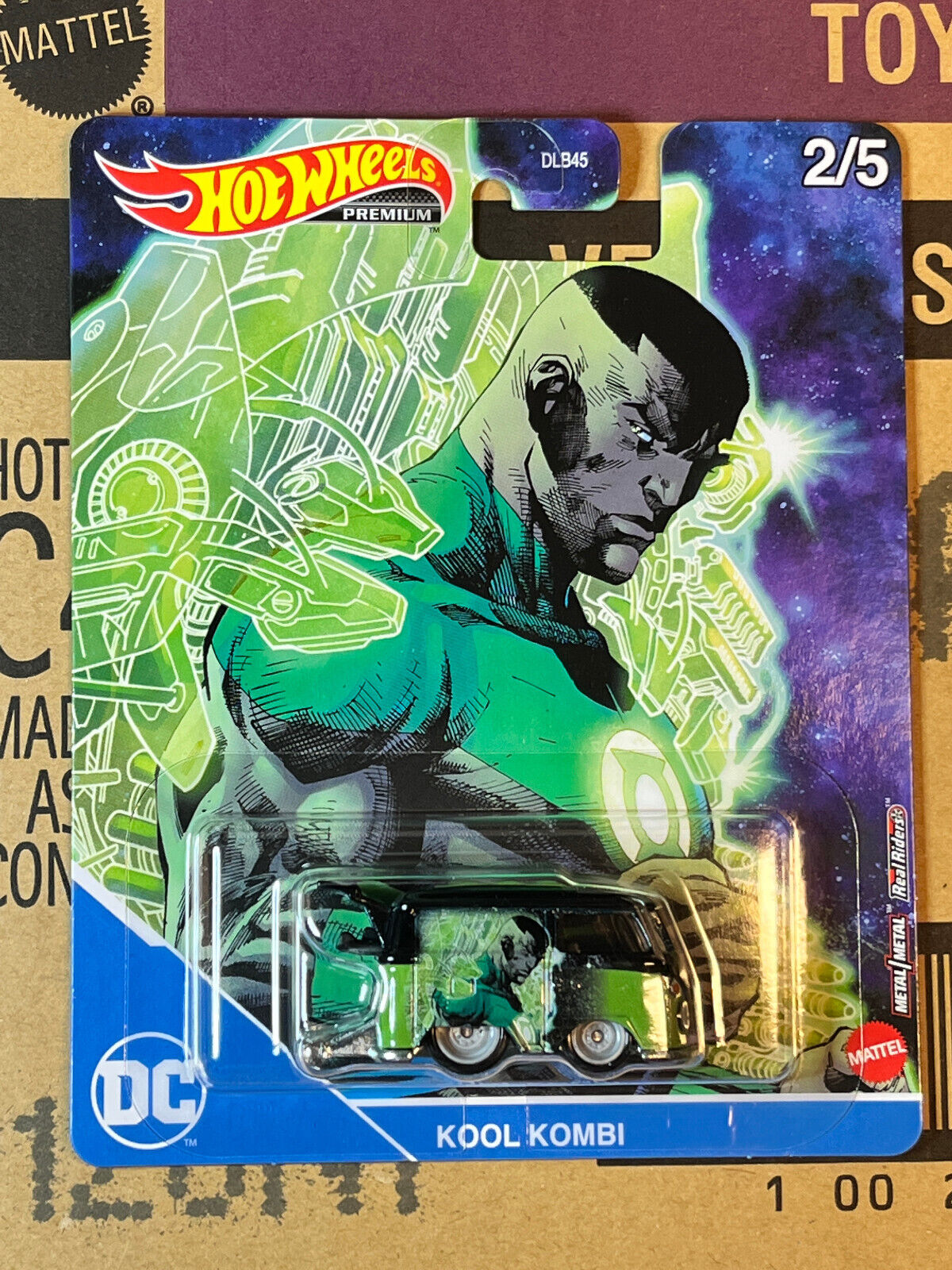 2022 Hot Wheels Premium Pop Culture DC Comics Green Lantern Kool Kombi #2/5