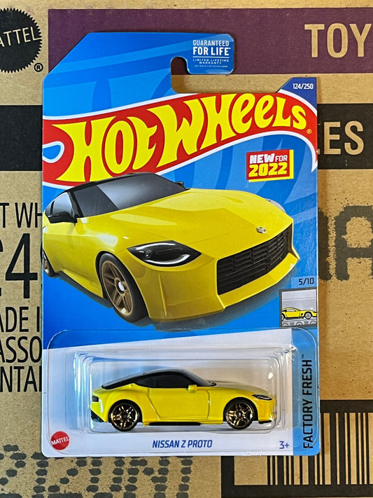 2022 Hot Wheels Factory Fresh #5/10 Nissan Z Proto Yellow (Soft Corner)