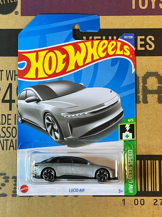 2022 Hot Wheels HW Green Speed #4/5 Lucid Air #147/250 NIP