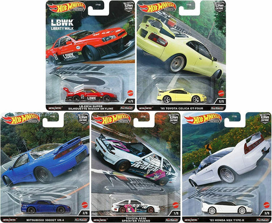 2022 Hot Wheels Premium Car Culture Mountain Drifters Full Set of 5 Cars