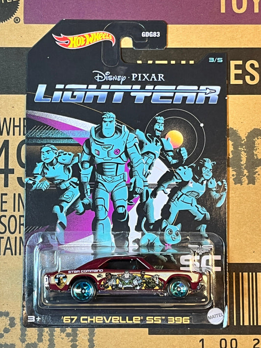 2022 Hot Wheels Disney Pixar Lightyear '67 Chevelle SS 396 #3/5