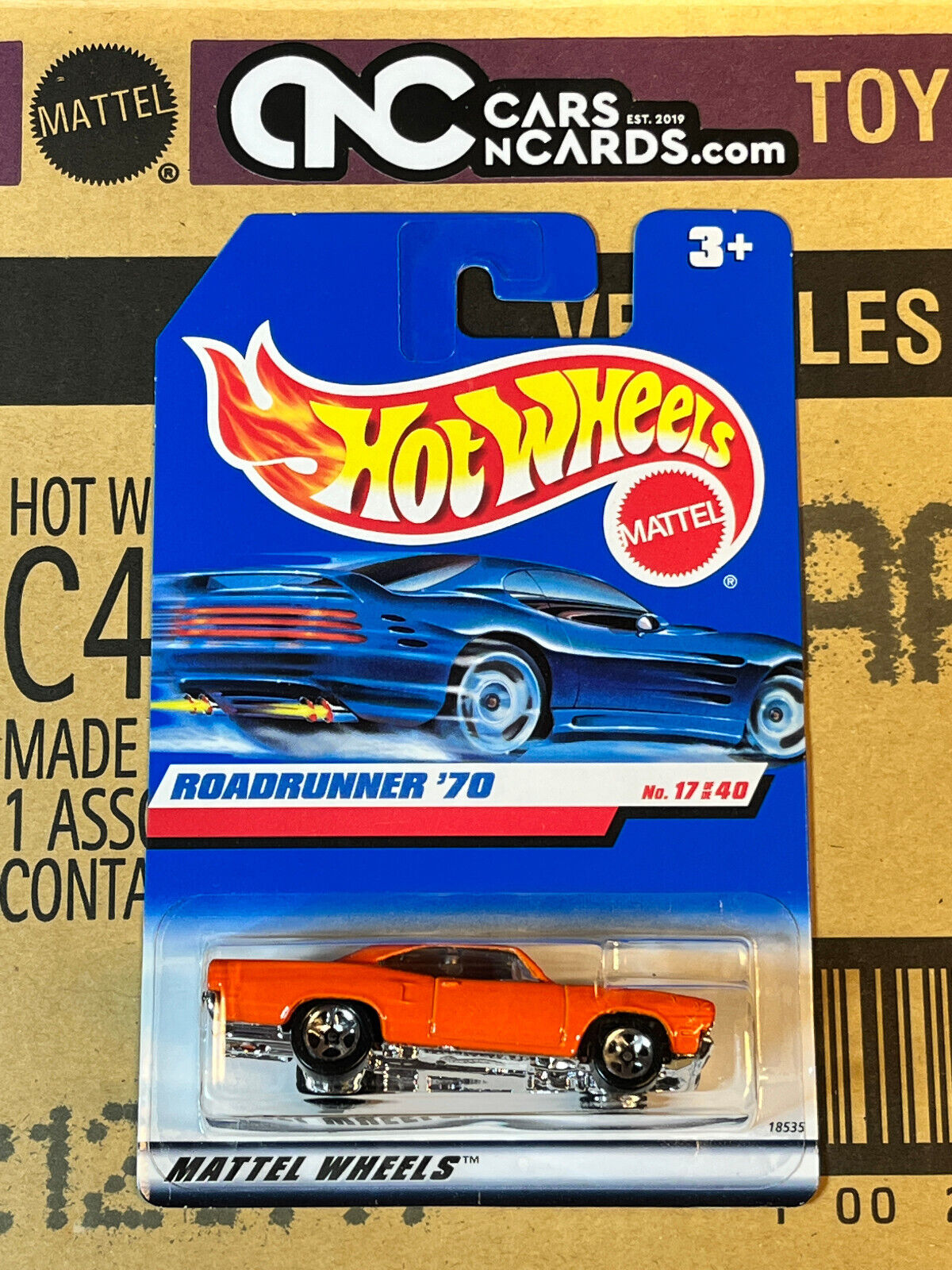 1998 Hot Wheels First Editions #17/40 Plymouth '70 RoadRunner Orange NIP