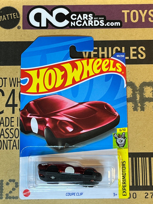 2022 Hot Wheels Experimotors #6/10 Coupe Clip Red #101/250 NIP