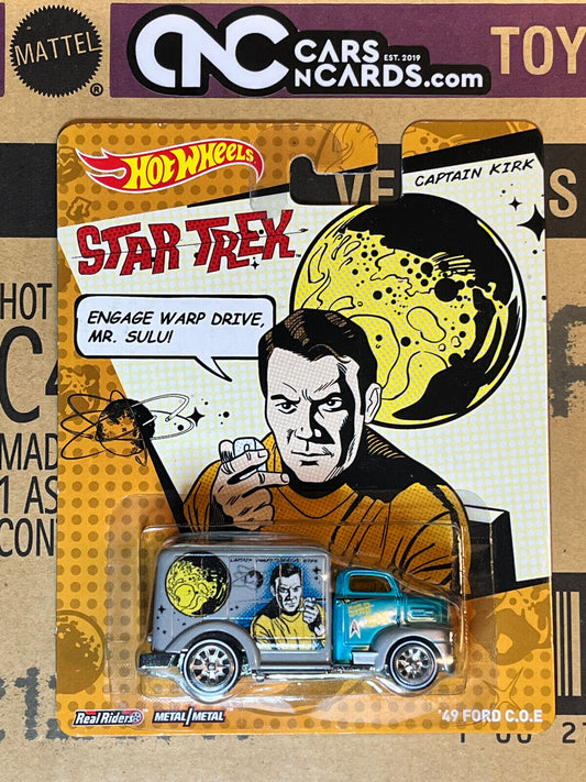 2014 Hot Wheels Premium Star Trek Captain Kirk '49 Ford C.O.E Real Riders