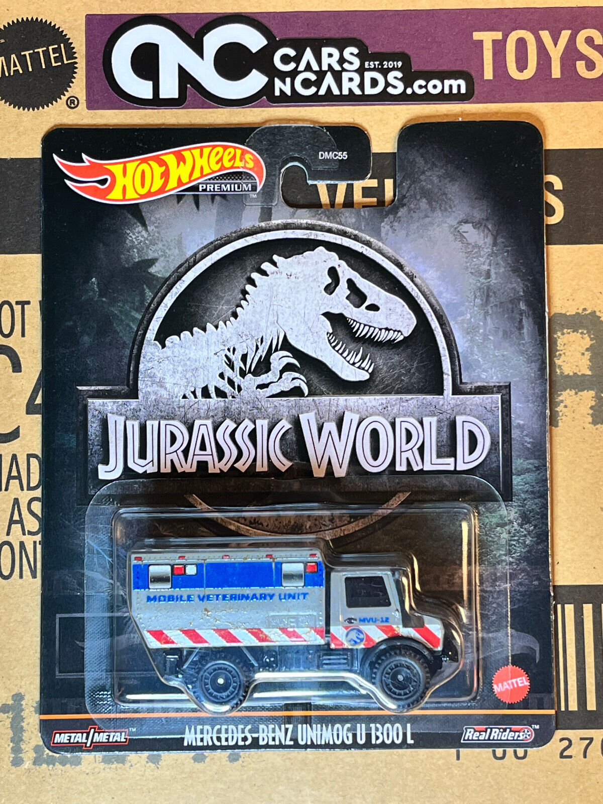 2022 Hot Wheels Premium Jurassic World Mercedes-Benz Unimog U 1300 L NIP