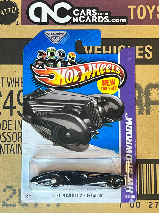 2013 Hot Wheels HW Showroom Custom Cadillac Fleetwood Black #185/250 NIP