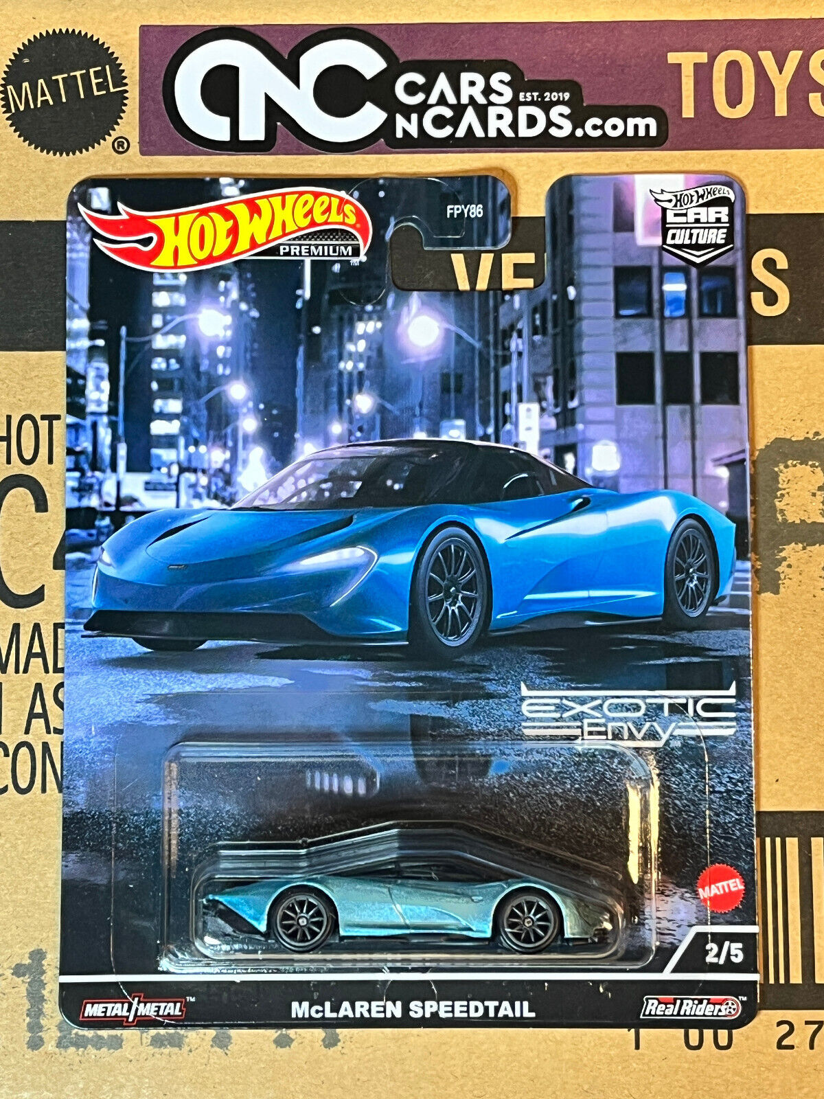 2023 Hot Wheels Premium Car Culture Exotic Envy McLaren Speedtail #2/5 NIP