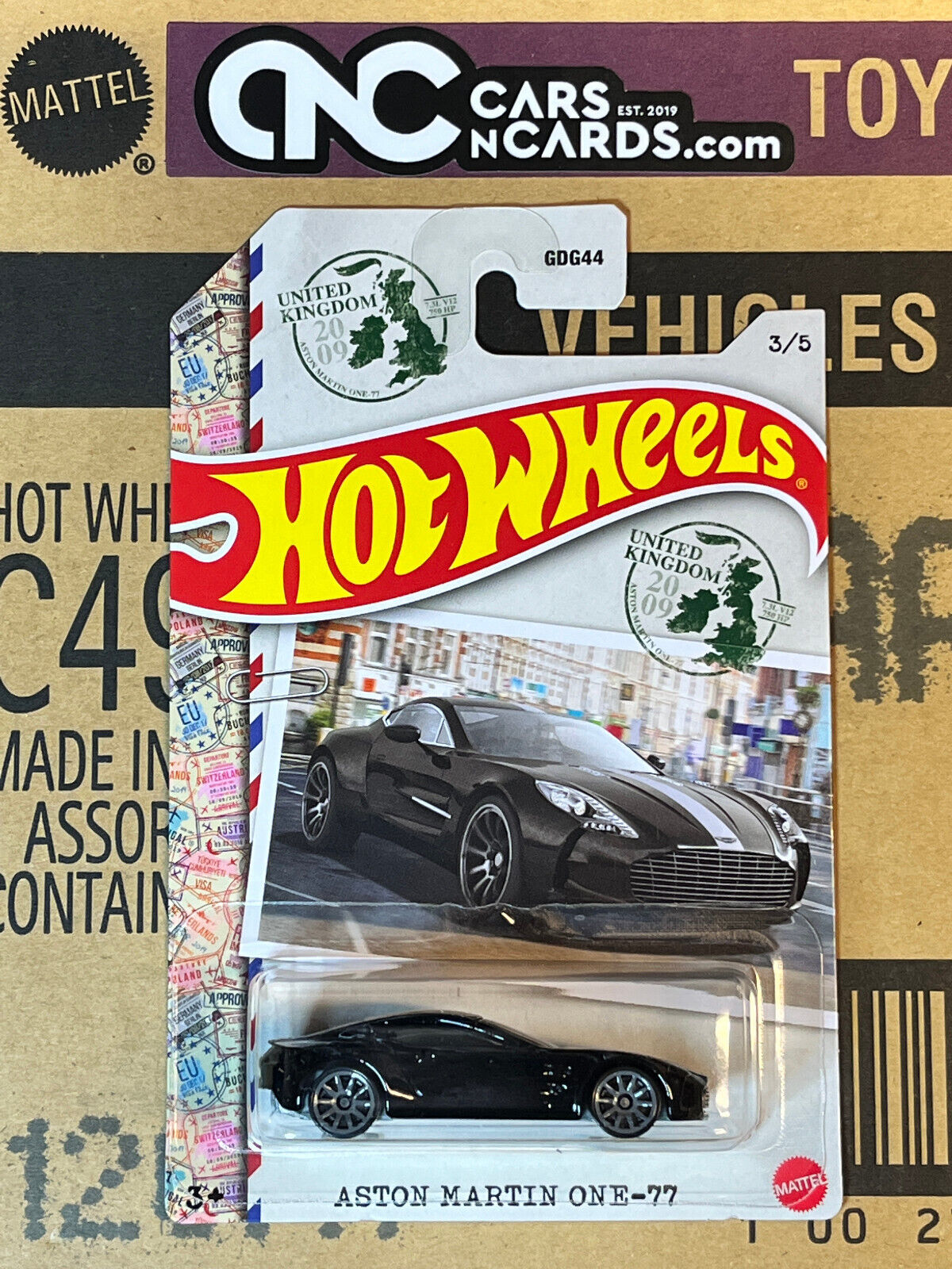 2022 Hot Wheels World Class Racers #3/5 Aston Martin One-77 United Kingdom