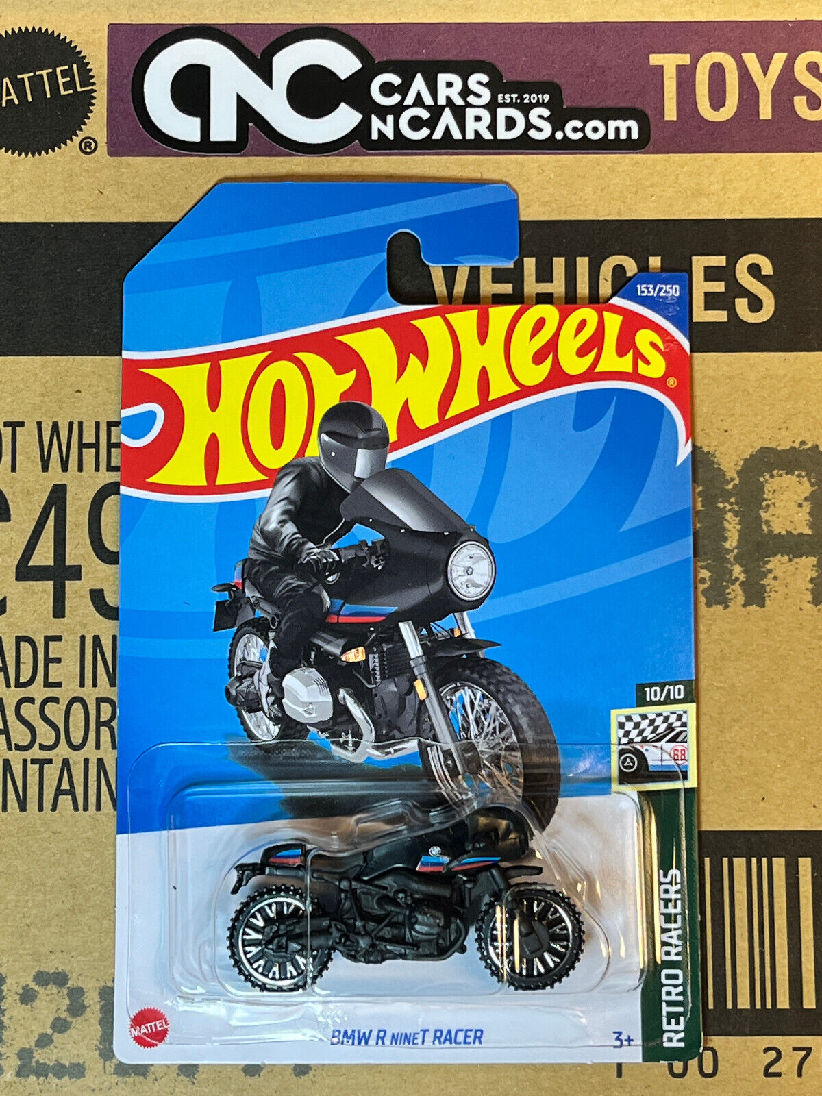 2022 Hot Wheels Retro Racers #10/10 BMW R nineT Racer Black NIP