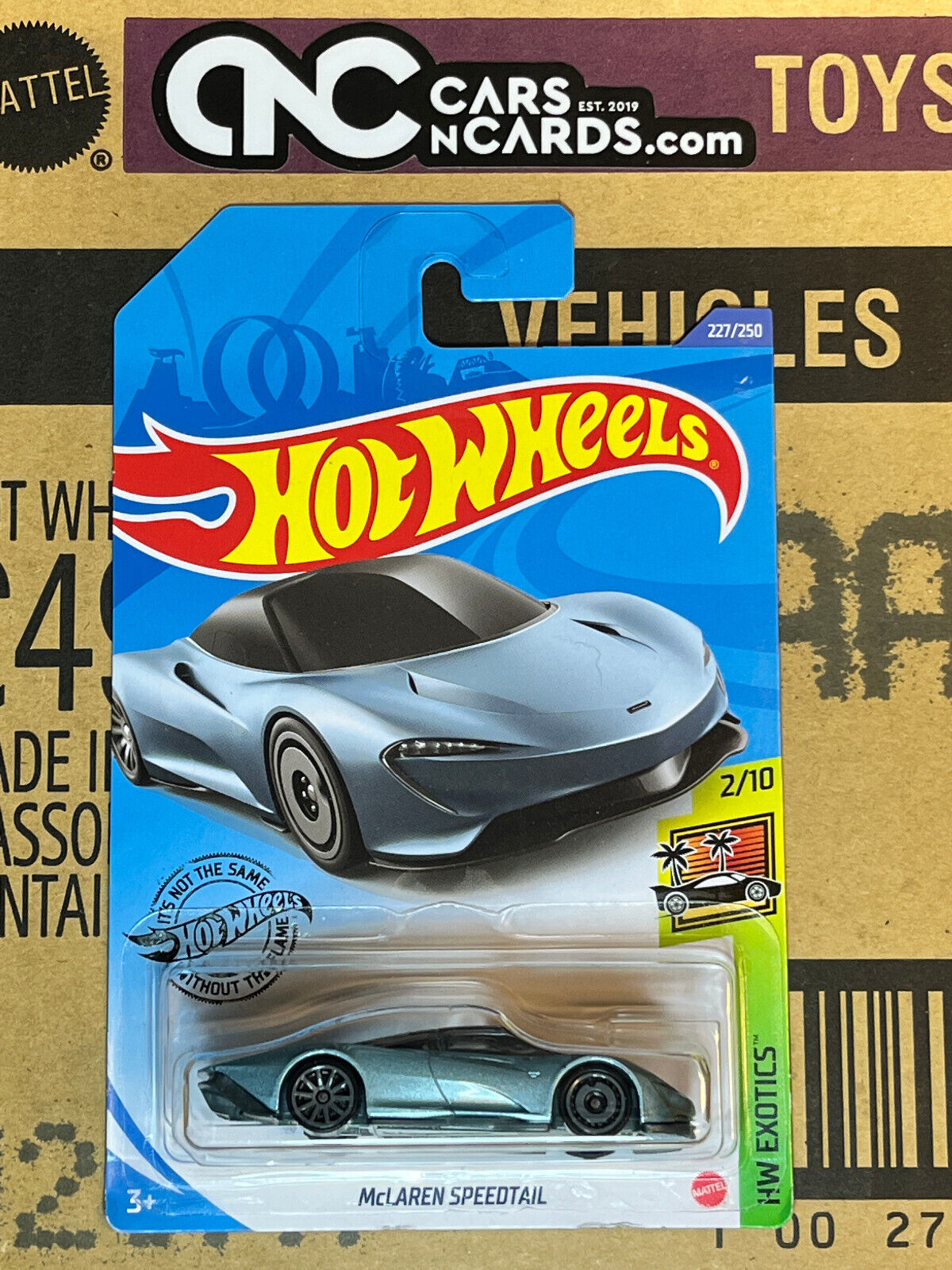 2020 Hot Wheels HW Exotics #2/10 McLaren Speedtail Blue (Soft Corners)