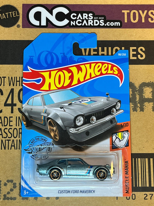 2019 Hot Wheels Muscle Mania #1/10 Custom Ford Maverick Grey NIP