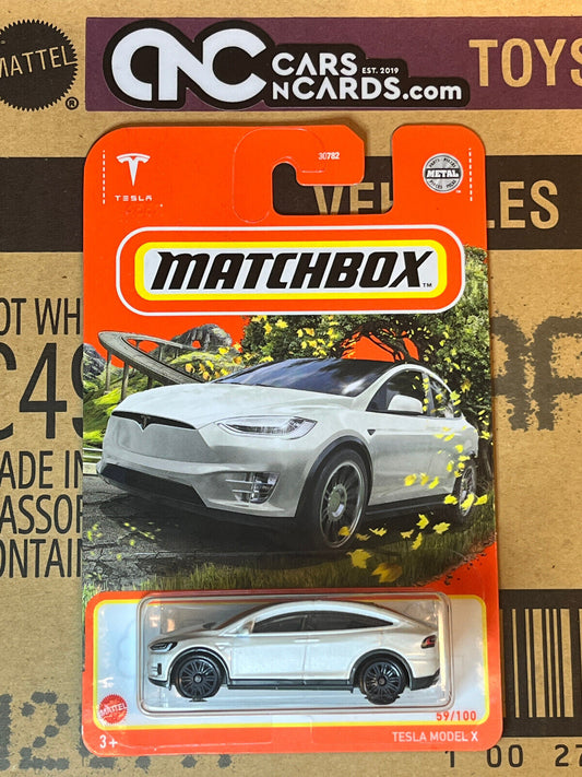 2022 Matchbox Tesla Model X White #59/100 NIP