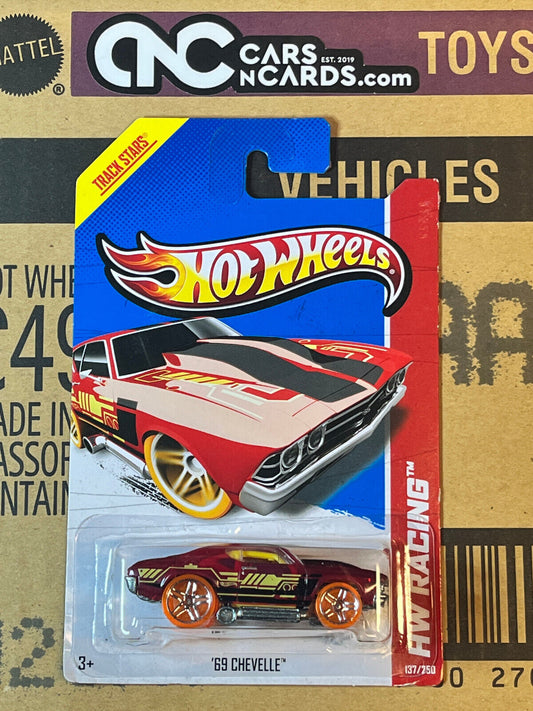 2013 Hot Wheels HW Racing '69 Chevelle Red NIP