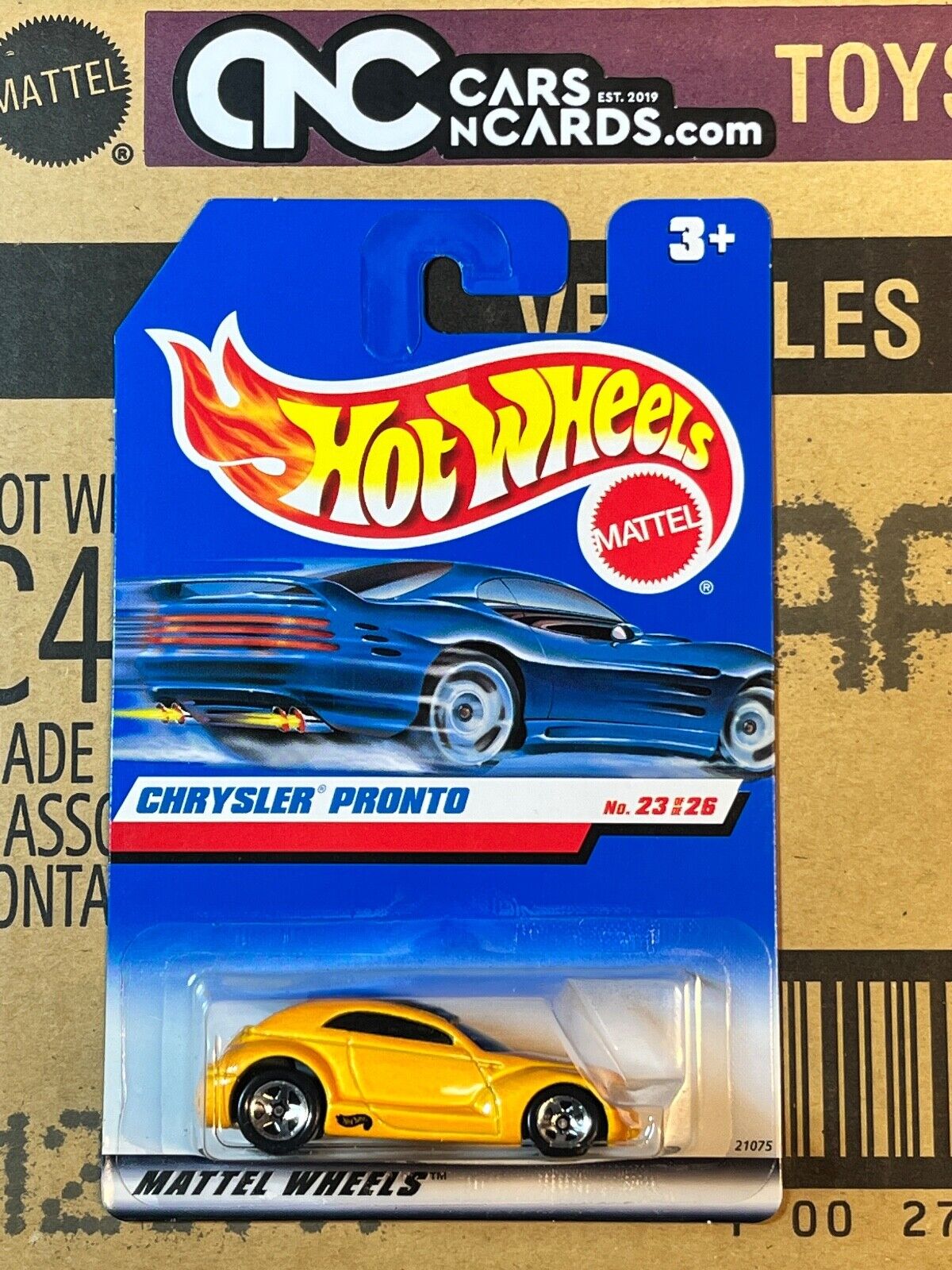 1999 Hot Wheels First Editions #23/26 Chrysler Pronto Yellow NIP