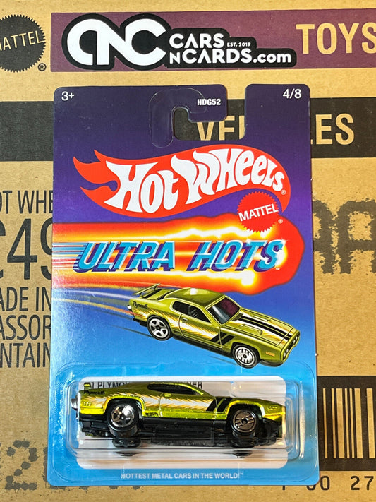 2022 Hot Wheels Ultra Hots #4/8 '71 Plymouth Road Runner NIP