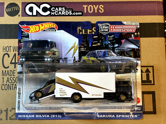 2023 Hot Wheels Premium Team Transport #52 Nissan Silvia (S13) Sakura Sprinter