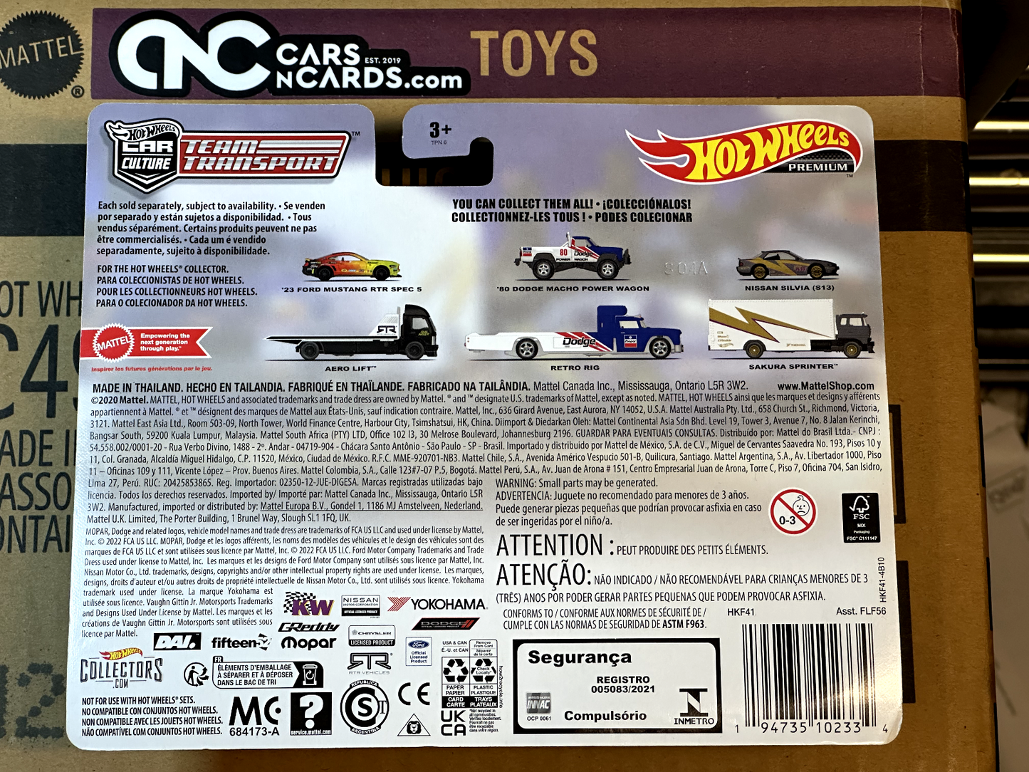 2023 Hot Wheels Premium Team Transport #52 Nissan Silvia (S13) Sakura Sprinter