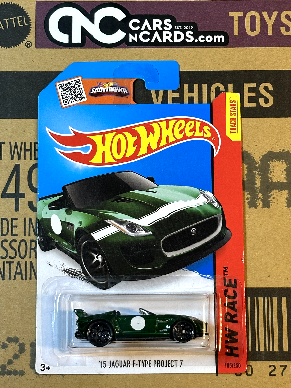 2015 Hot Wheels HW Race '15 Jaguar F-Type Project 7 Green