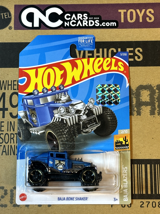 2022 Hot Wheels RLC Factory Sealed Baja Blazers Baja Bone Shaker Blue