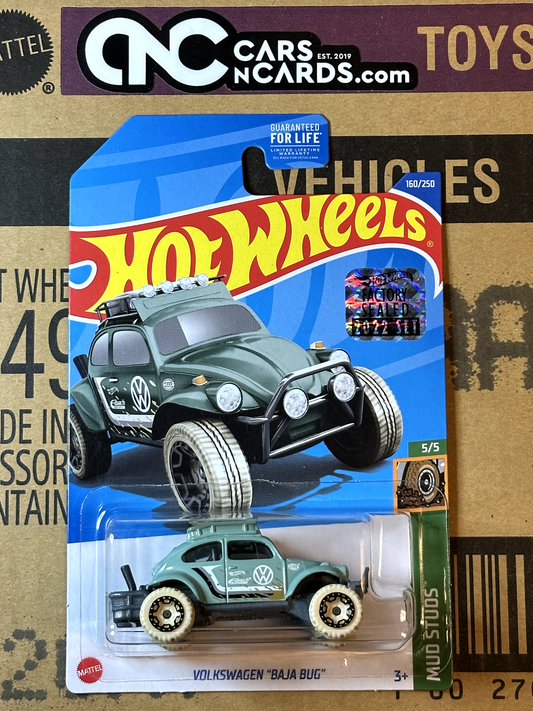 2022 Hot Wheels RLC Factory Sealed Mud Studs #5/5 Volkswagen "Baja Bug" Green