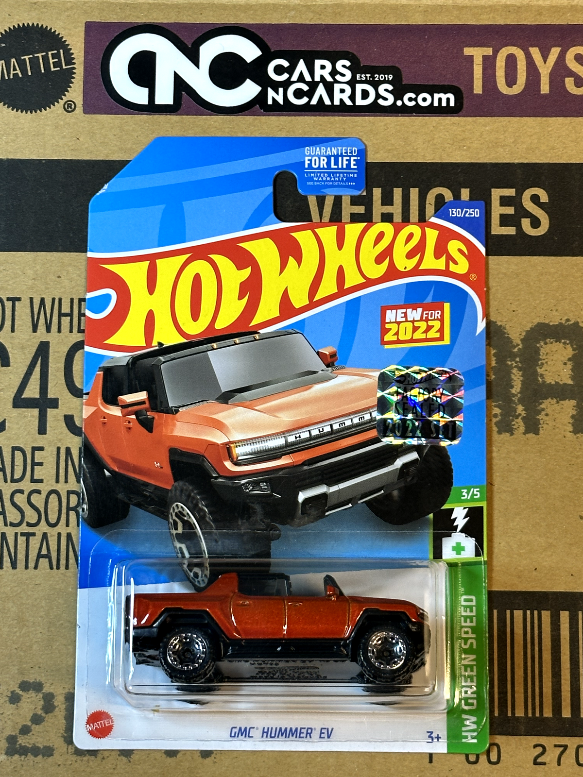 2022 Hot Wheels RLC Factory Sealed HW Green Speed #5/5 GMC Hummer EV Orange