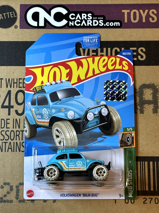 2022 Hot Wheels RLC Factory Sealed Mud Studs #5/5 Volkswagen "Baja Bug" Blue