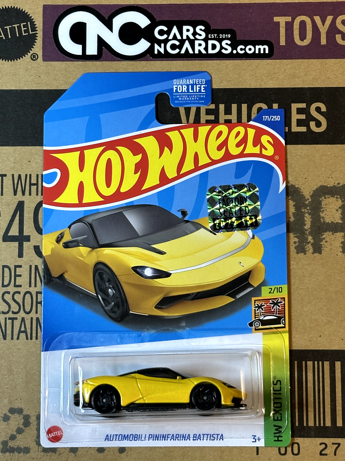 2022 Hot Wheels RLC Factory Sealed HW Exotics Automobili Pininfarina Battista