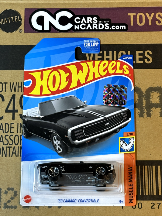 2022 Hot Wheels RLC Factory Sealed Muscle Mania #5/10 '69 Camaro Convertible