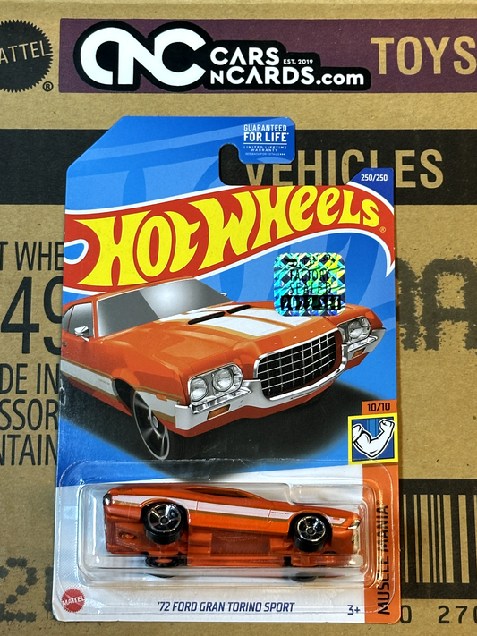 2022 Hot Wheels RLC Factory Sealed Muscle Mania 10/10 '72 Ford Gran Torino Sport