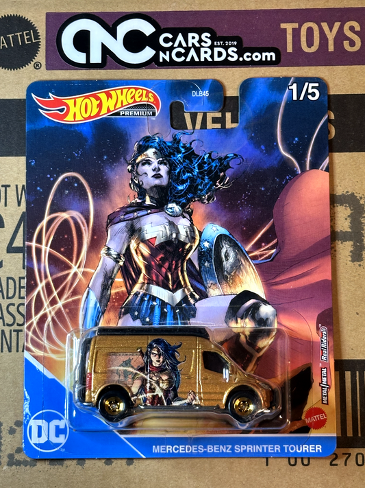 2022 Hot Wheels Premium DC Comics Wonder Woman Mercedes-Benz Sprinter Tourer