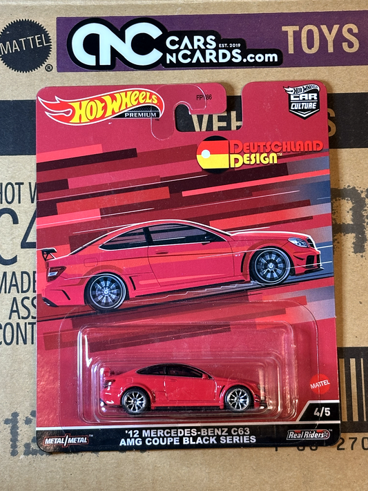 2022 Hot Wheels Premium Car Culture Deutschland Design '12 Mercedes-Benz C63 AMG