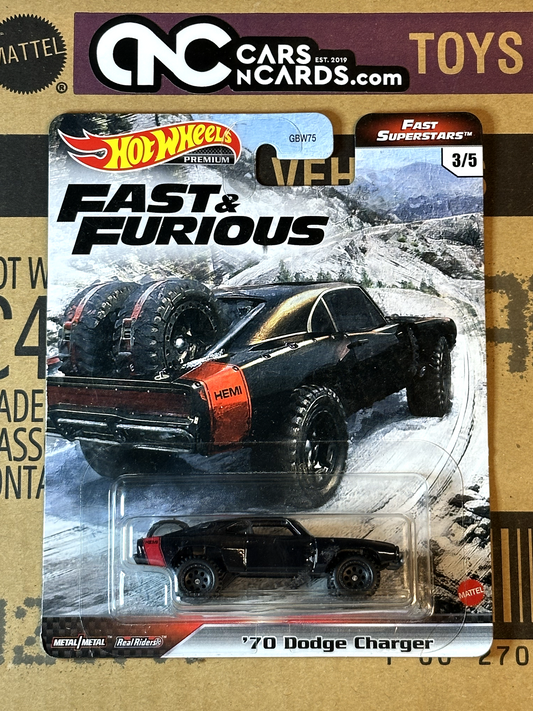 2021 Hot Wheels Premium Fast & Furious Fast Superstars #3/5 '70 Dodge Charger