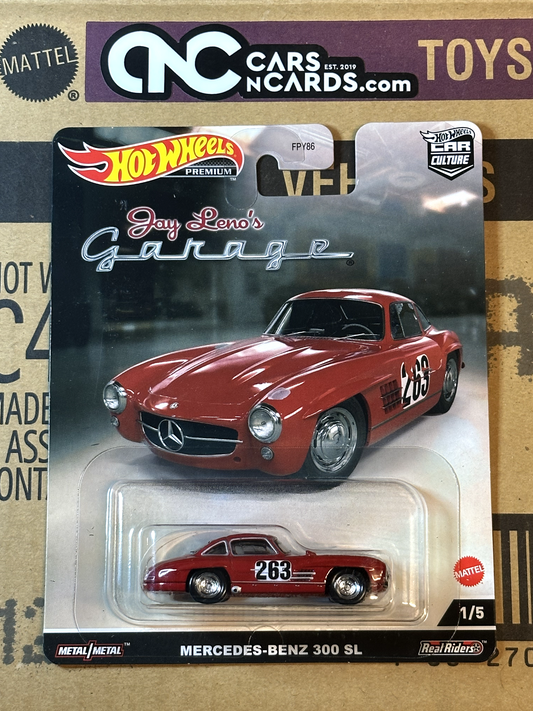 2022 Hot Wheels Premium Jay Leno's Garage 1/5 Mercedes-Benz 300 SL