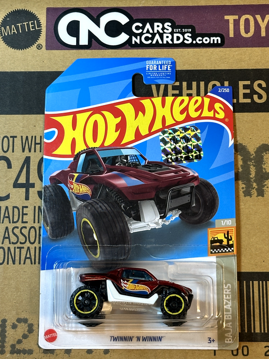 2022 Hot Wheels RLC Factory Sealed Baja Blazers #1/10 Twinnin 'N Winning' Red